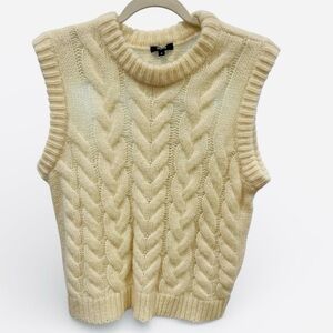 Rails Ivory Knit Sweater